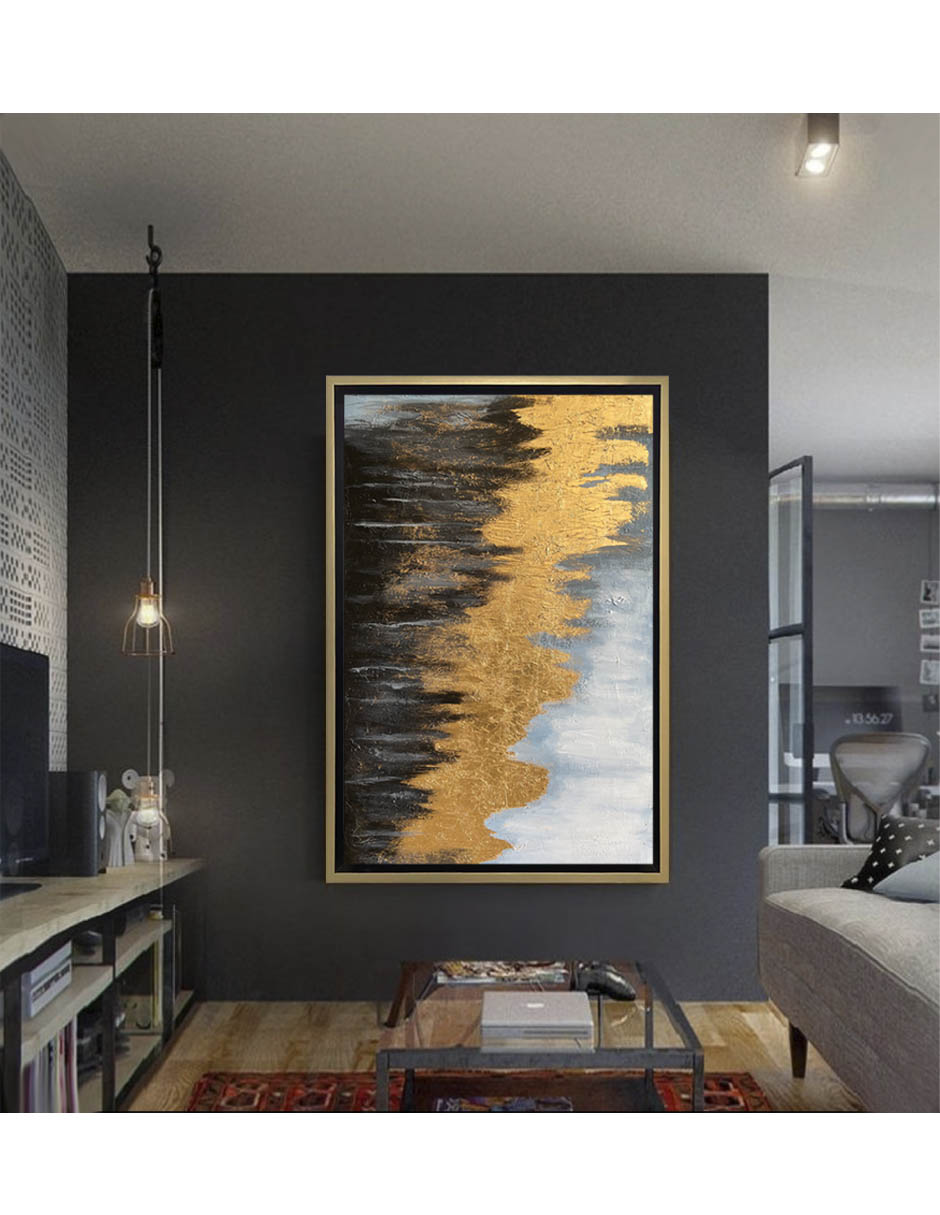 Pintura Golden Gay ( Elaborada Totalmente A Mano) técnica mixta 8