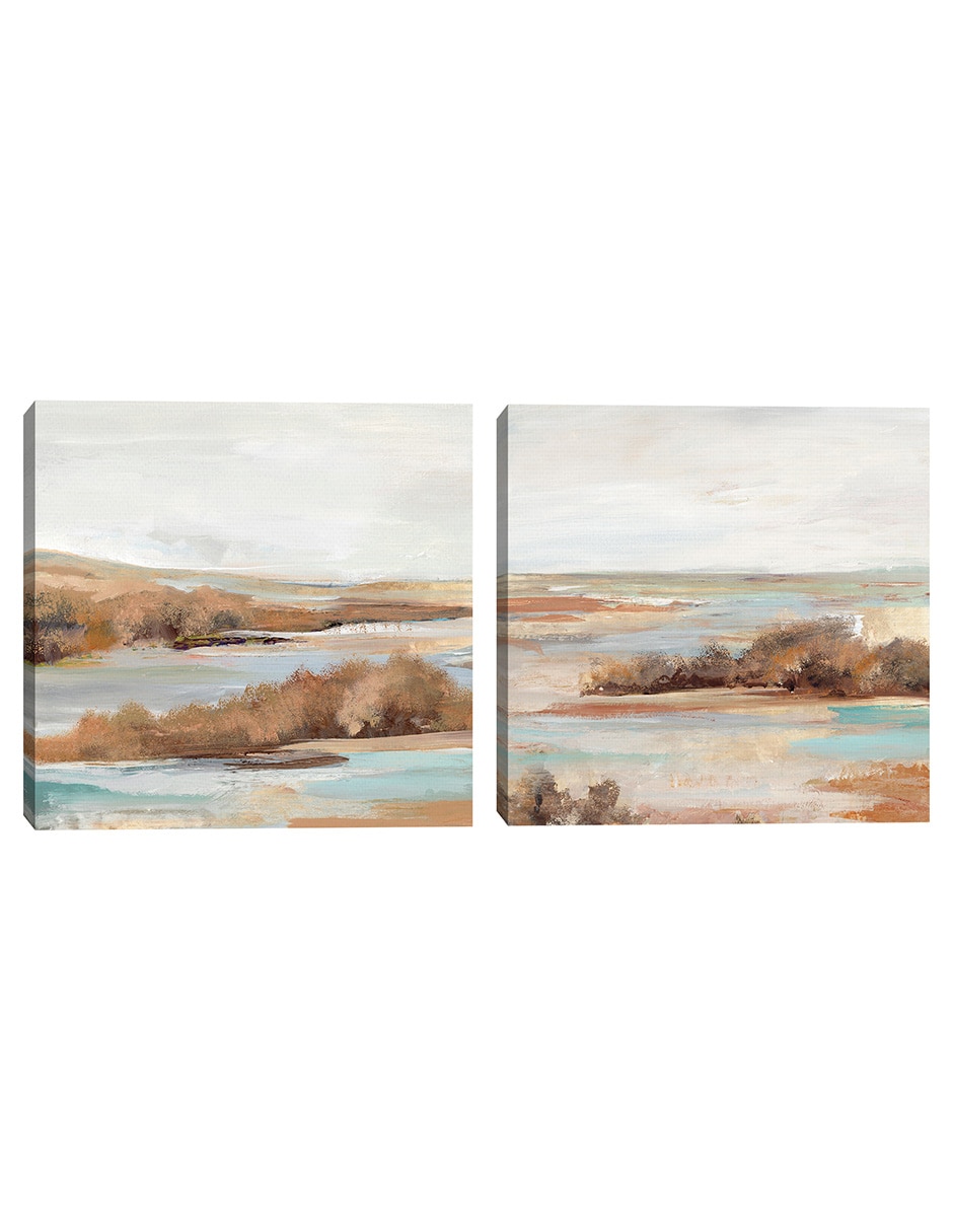 Pintura Valle Acuatico I técnica mixta Valle Acuatico I
