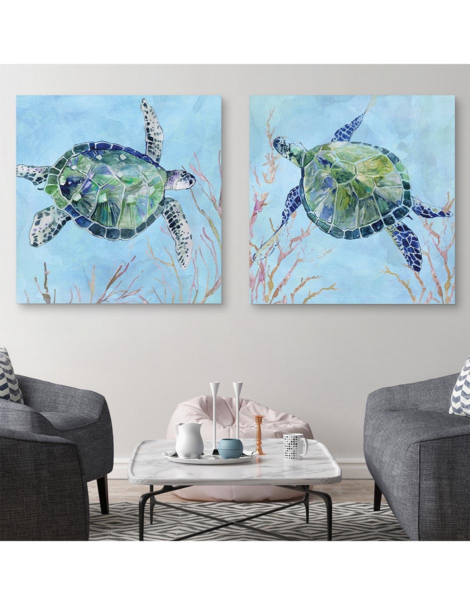 Pintura Tortuga Marina I técnica mixta Tortuga Marina I 2