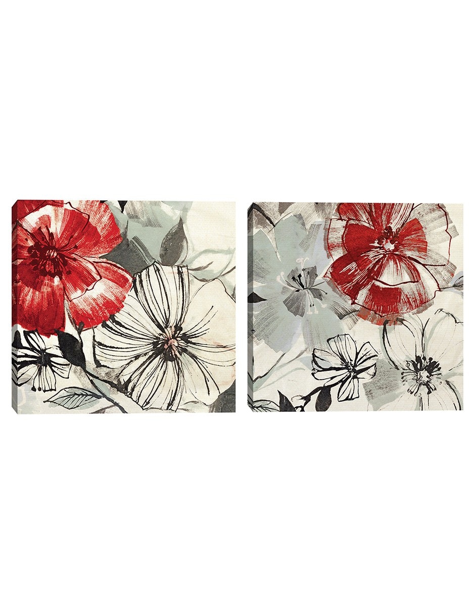 Pintura Gemas Rojas técnica mixta Gemas Rojas
