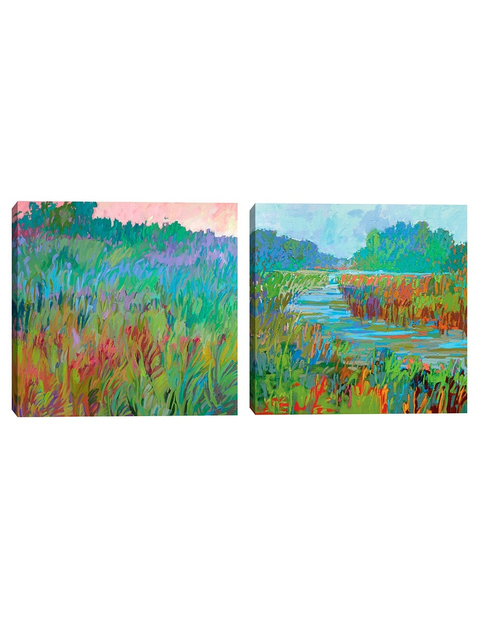 Pintura Verdes De Primavera técnica mixta Pintura Verdes De Primavera técnica mixta