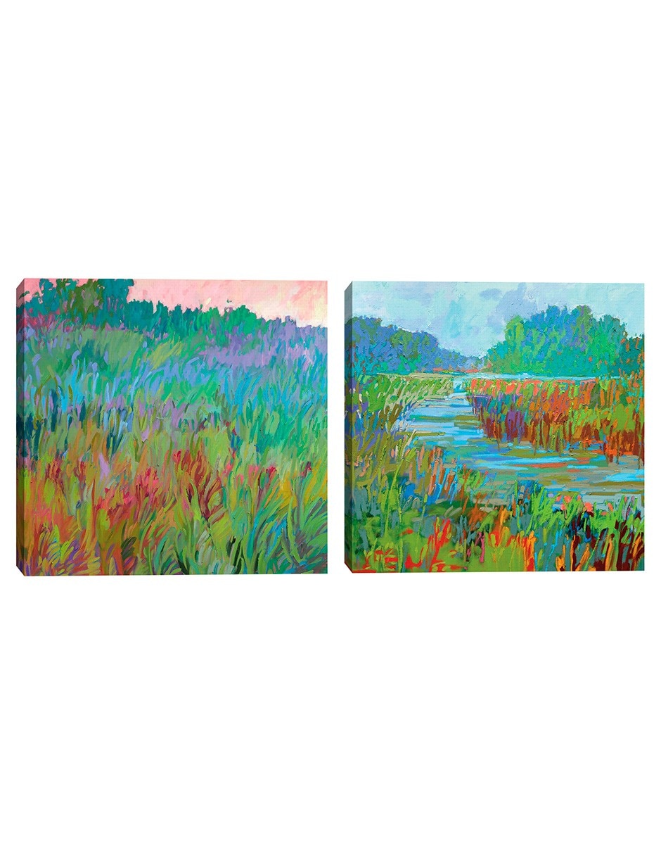 Pintura Verdes De Primavera técnica mixta Pintura Verdes De Primavera técnica mixta