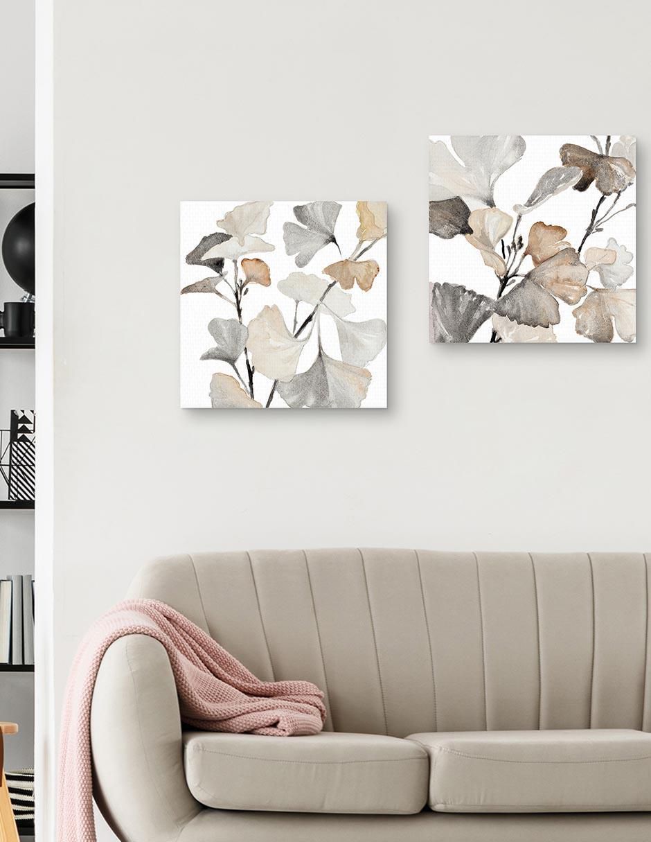 Pintura Tallos Neutros De Ginko I técnica mixta Tallos Neutros De Ginko I 3