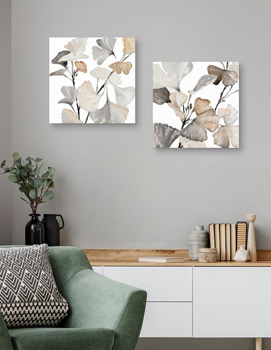 Pintura Tallos Neutros De Ginko I técnica mixta Tallos Neutros De Ginko I 4
