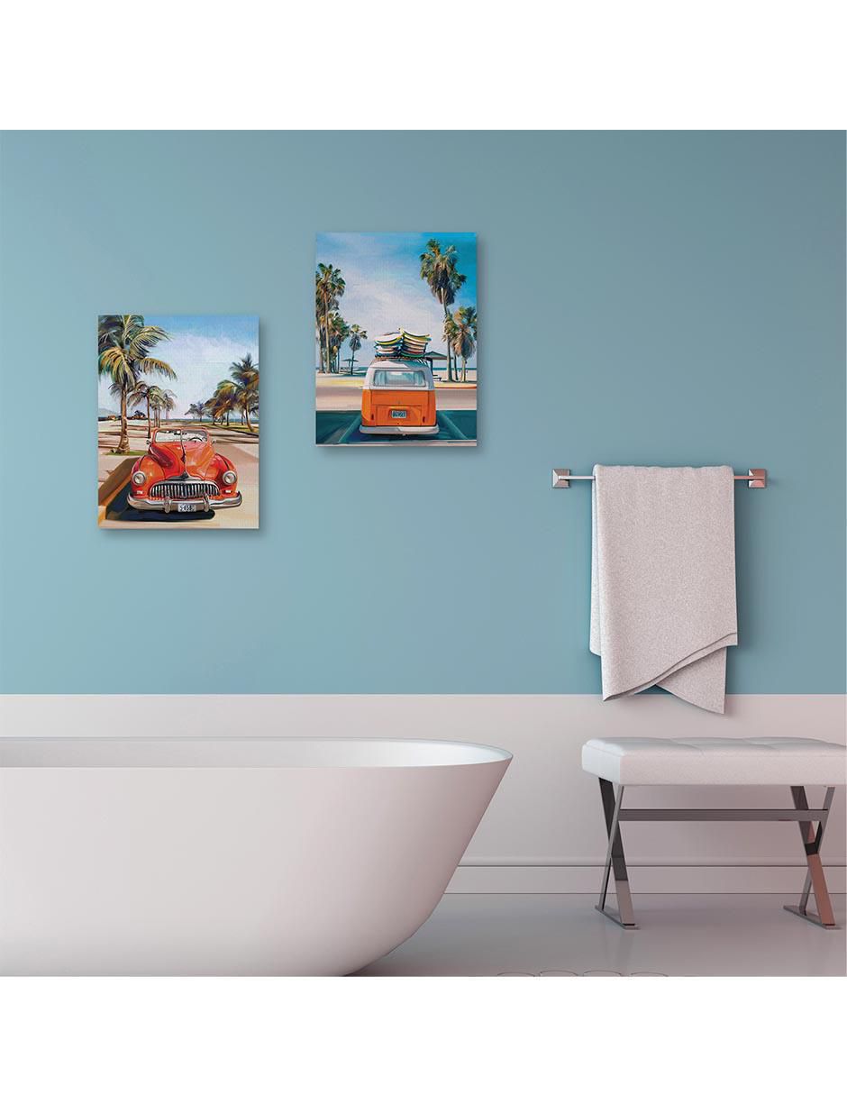 Pintura Dia De Playa Retro I técnica mixta Dia De Playa Retro I 3