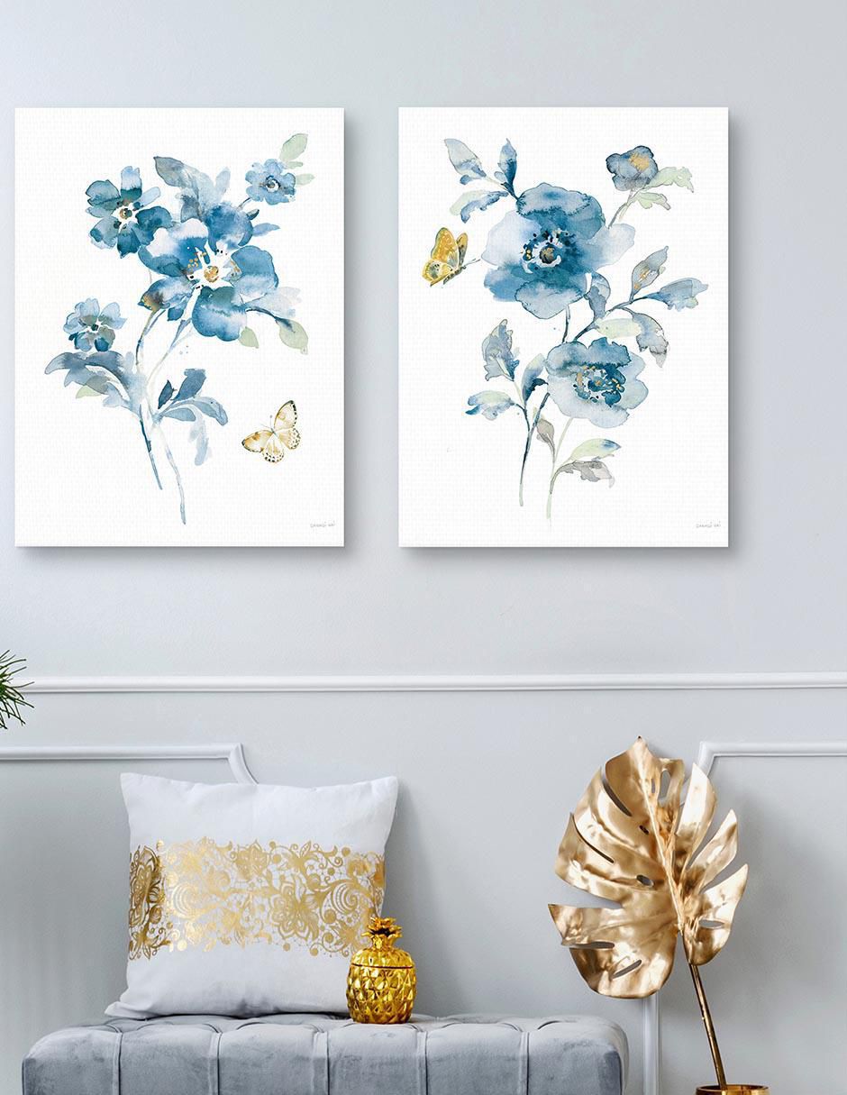Pintura Blues of Summer mixta mixta 4