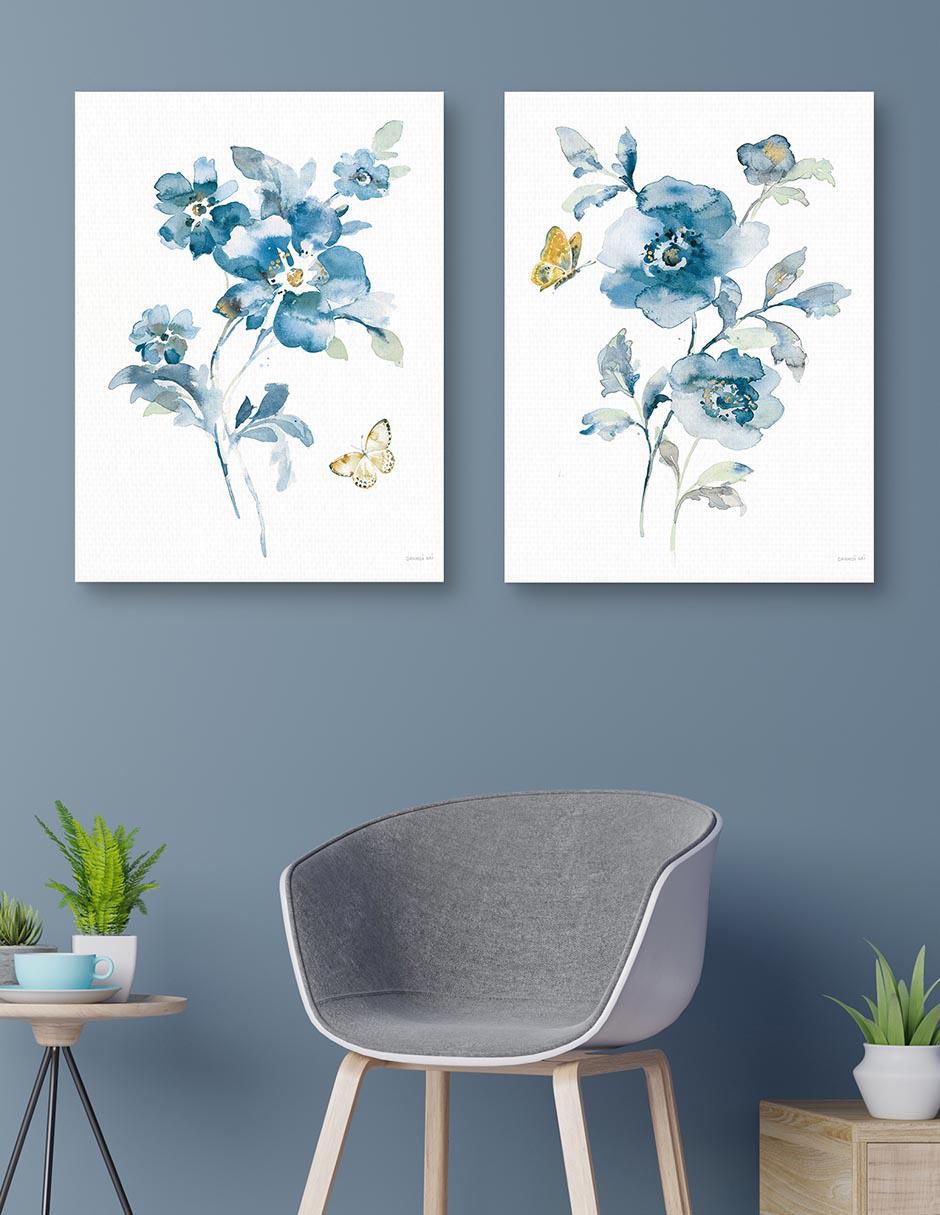 Pintura Blues of Summer mixta mixta 2