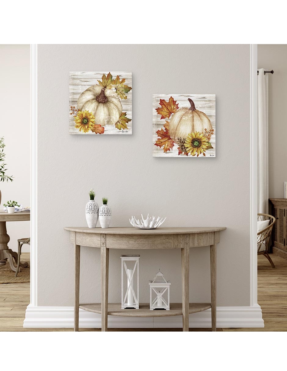 Pintura Cuadrado De Otoño técnica mixta 2