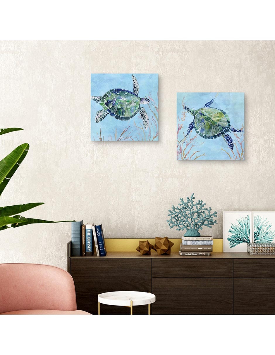 Pintura Tortuga Marina I técnica mixta Tortuga Marina I 2