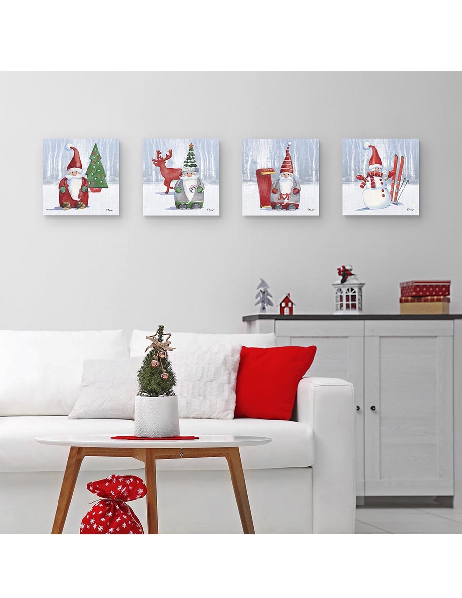 Pintura Gnomos Nordicos técnica mixta Gnomos Nordicos 2