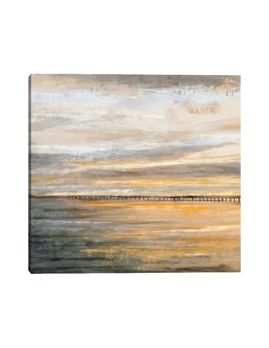 Pintura Muelle Nocturno técnica impresión Muelle Nocturno Pintura Muelle Nocturno técnica impresión Muelle Nocturno