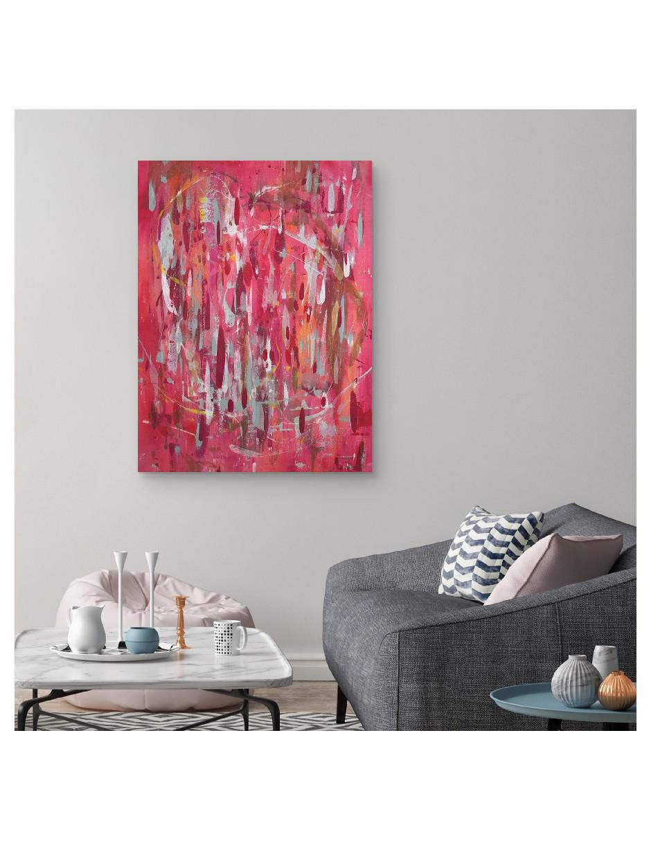 Pintura Alboroto Rojo técnica impresión Alboroto Rojo 2