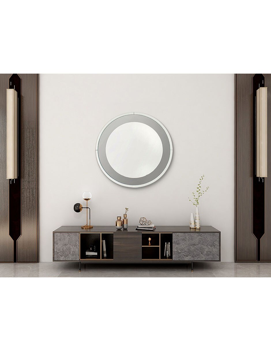 Espejo circular piano