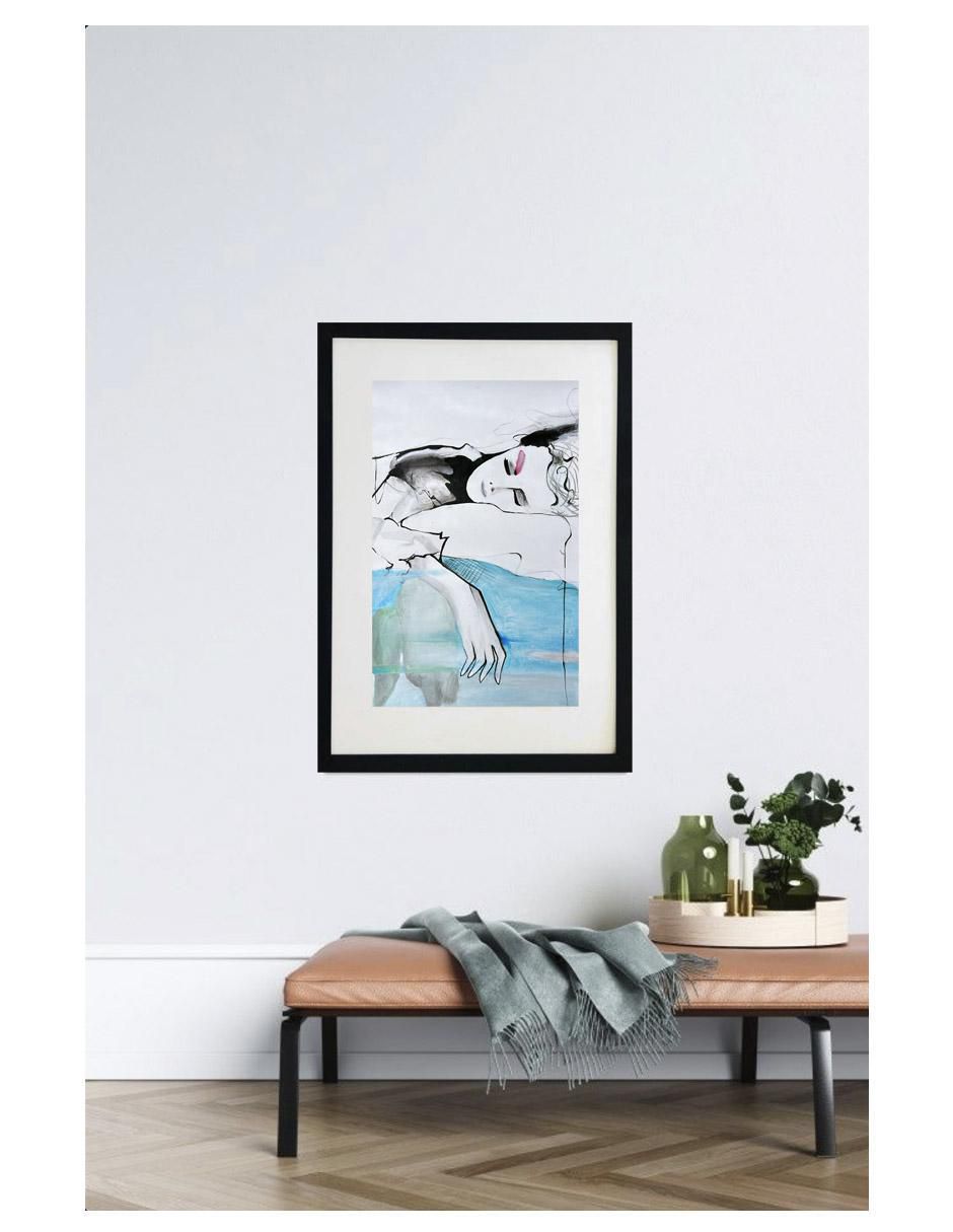 Pintura Aurora Hecha 100% A Mano técnica acrílico 3