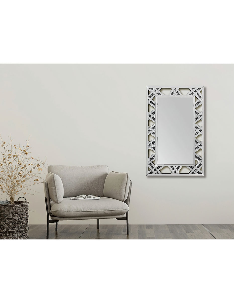 Espejo rectangular líneas frame