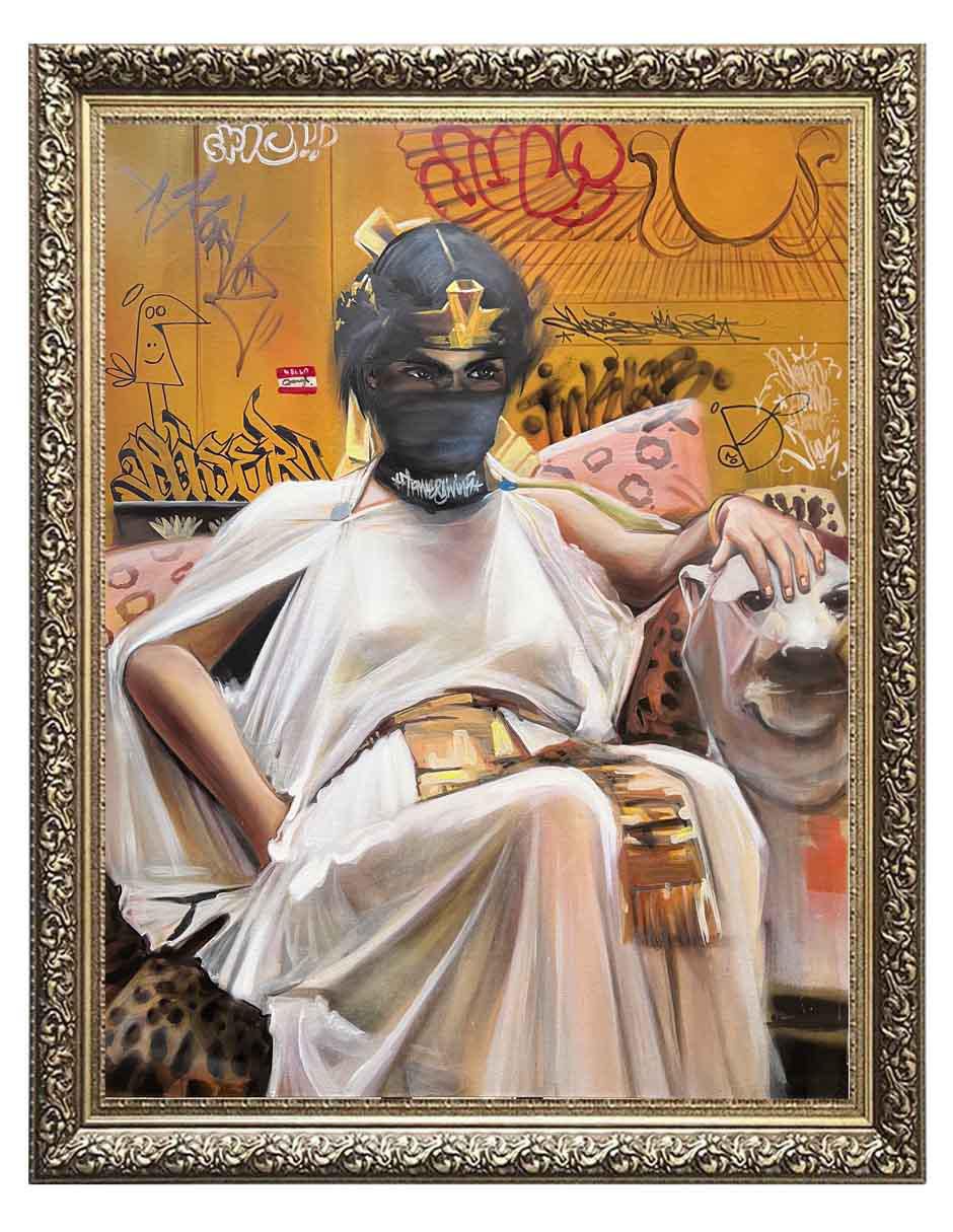 Pintura Keket Hecha 100% A Mano técnica mixta Surrealismo