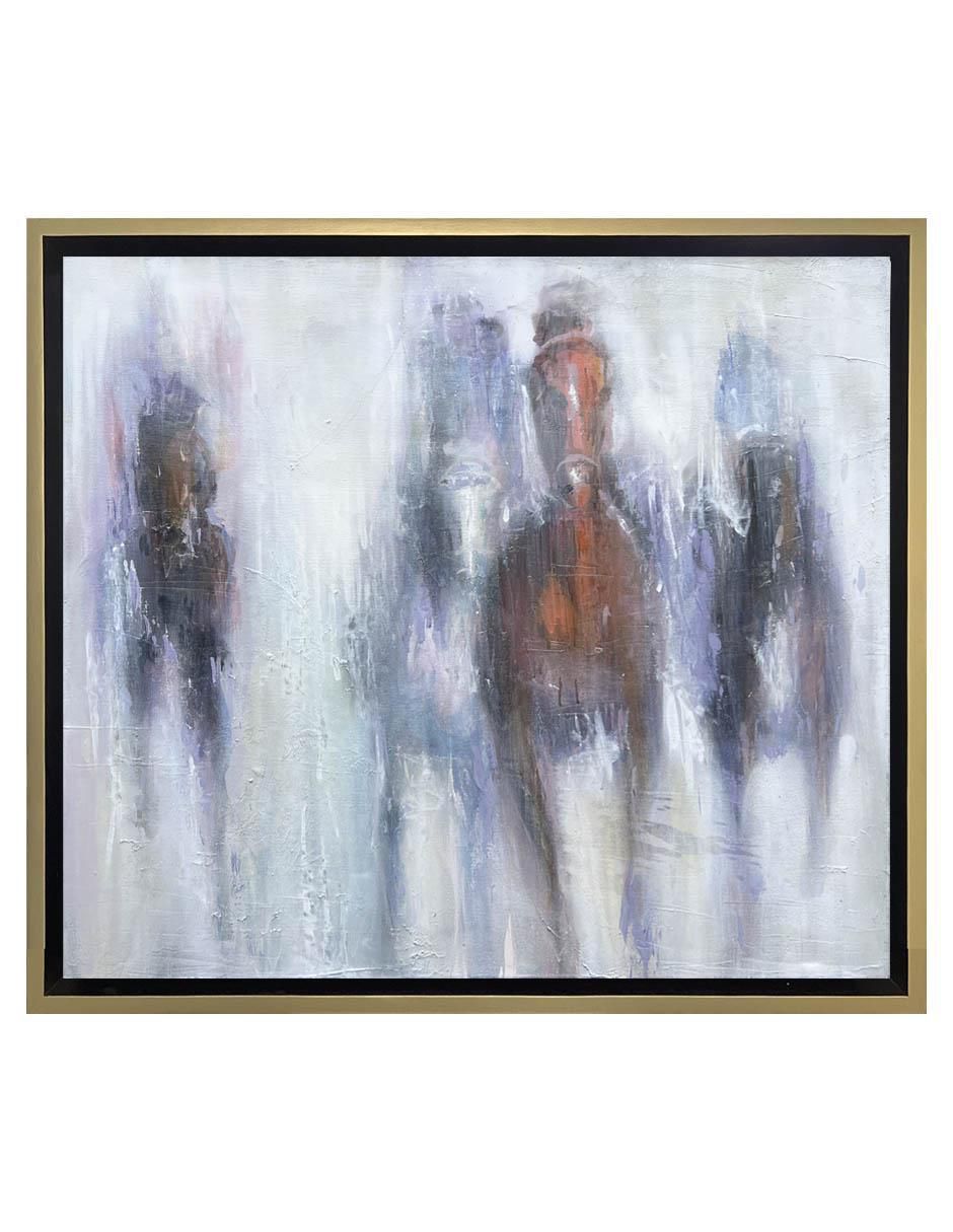 Pintura Caballos Salvajes técnica mixta Animalart Pintura Caballos Salvajes técnica mixta Animalart