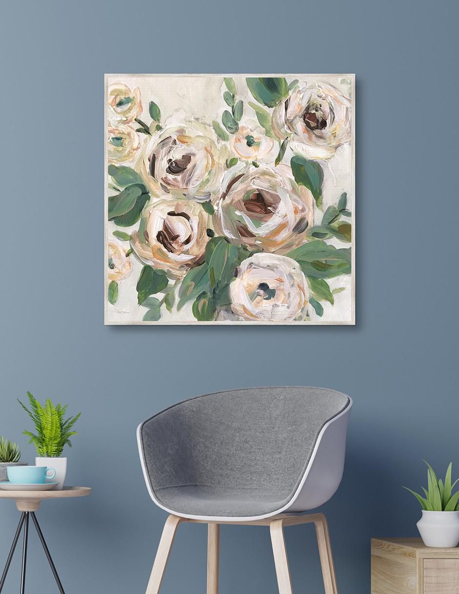 Pintura Profundidad Floral Brillante técnica mixta Profundidad Floral Brillante 2