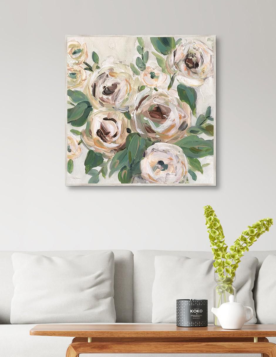 Pintura Profundidad Floral Brillante técnica mixta Profundidad Floral Brillante 3