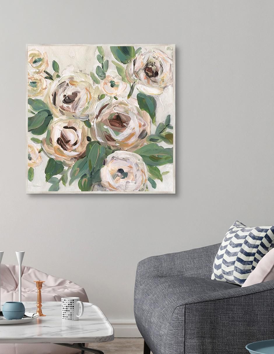 Pintura Profundidad Floral Brillante técnica mixta Profundidad Floral Brillante 4