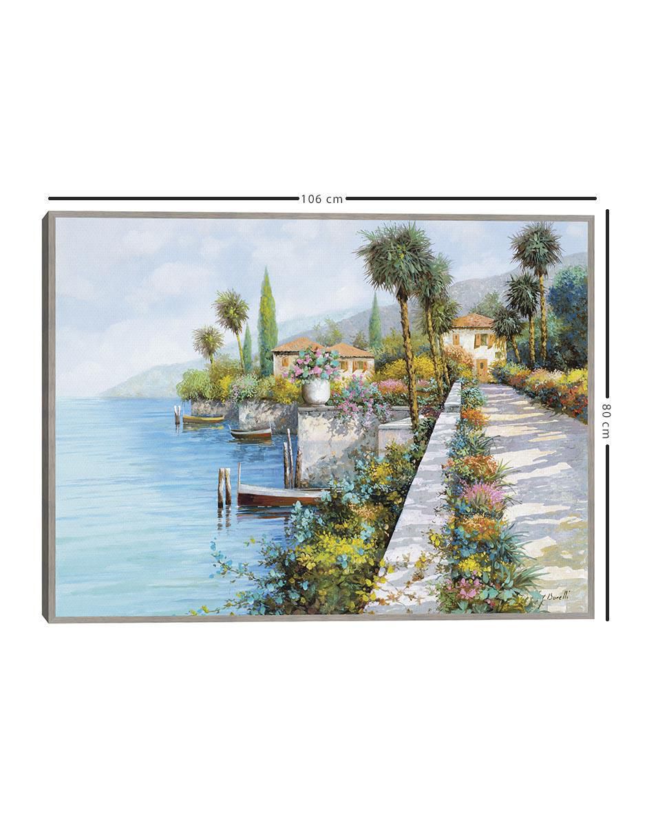 Pintura Lungo Lago técnica mixta Lungo Lago 5