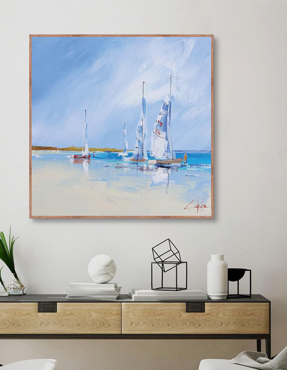 Pintura Velas Aspendale técnica mixta Velas Aspendale 3
