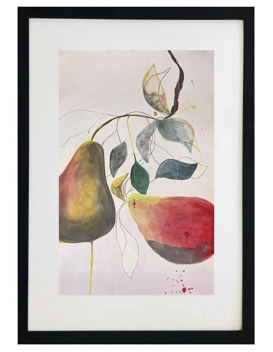 Pintura Frutos técnica acrílico Frutos