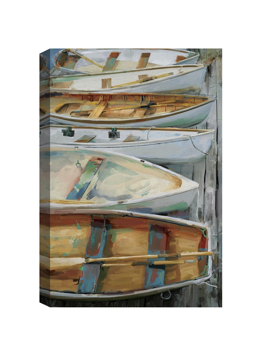 Pintura Junto Al Muelle técnica mixta Junto Al Muelle