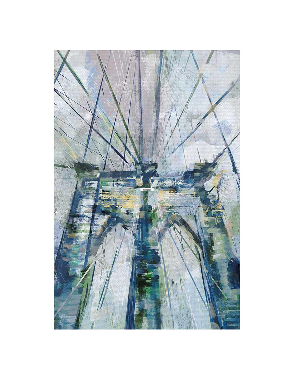 Pintura Paisaje De Puente técnica mixta Paisaje De Puente 2