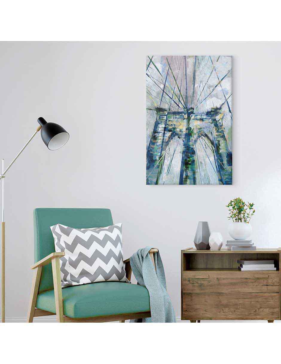 Pintura Paisaje De Puente técnica mixta Paisaje De Puente 3