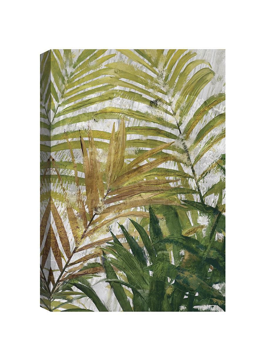 Pintura Retrato De Hojas Tropicales técnica mixta Retrato De Hojas Tropicales