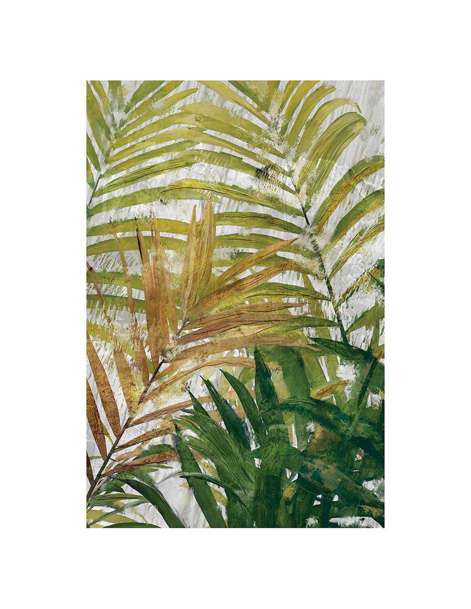 Pintura Retrato De Hojas Tropicales técnica mixta Retrato De Hojas Tropicales 2