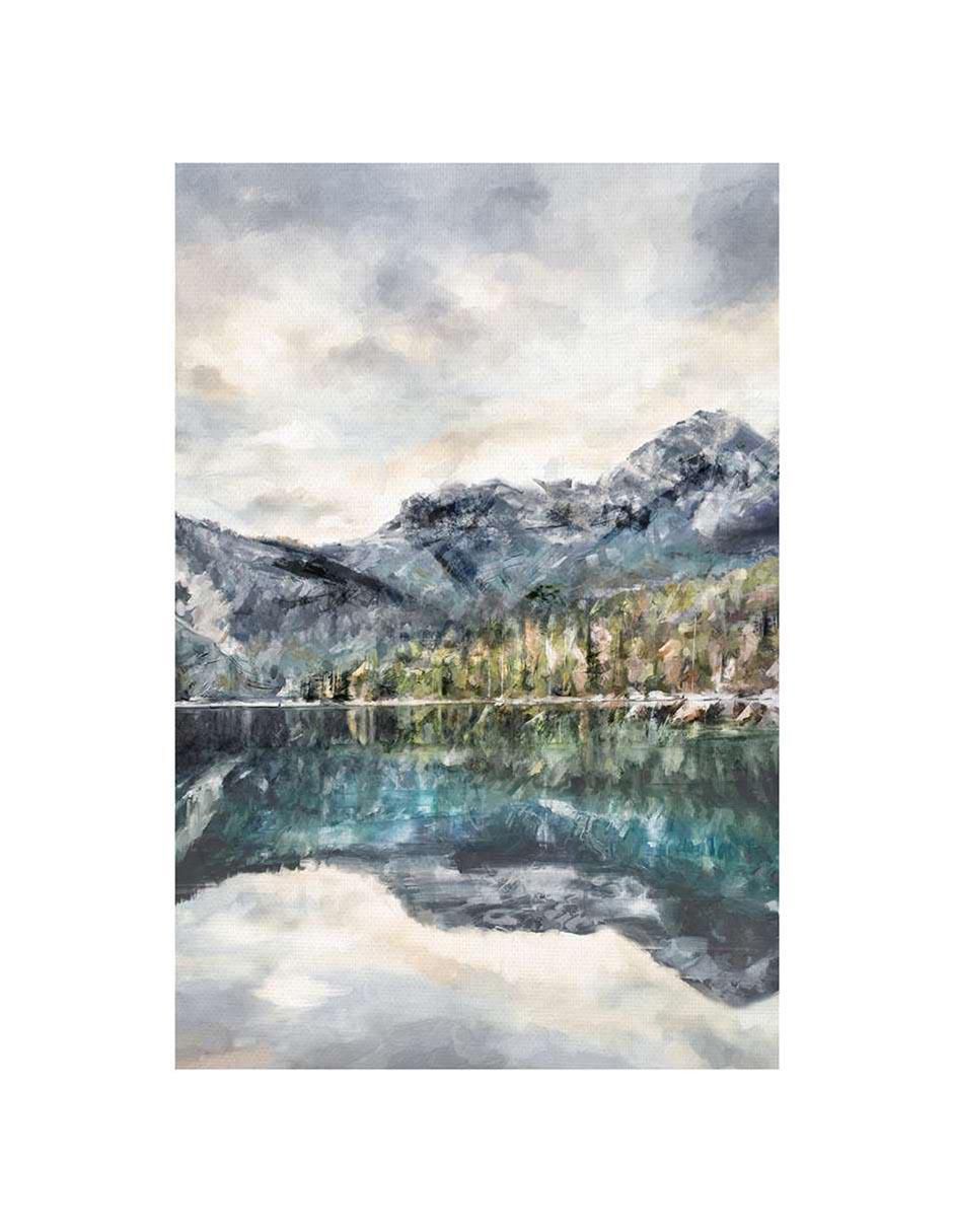 Pintura Reflexiones Sobre El Lago técnica mixta Reflexiones Sobre El Lago 4