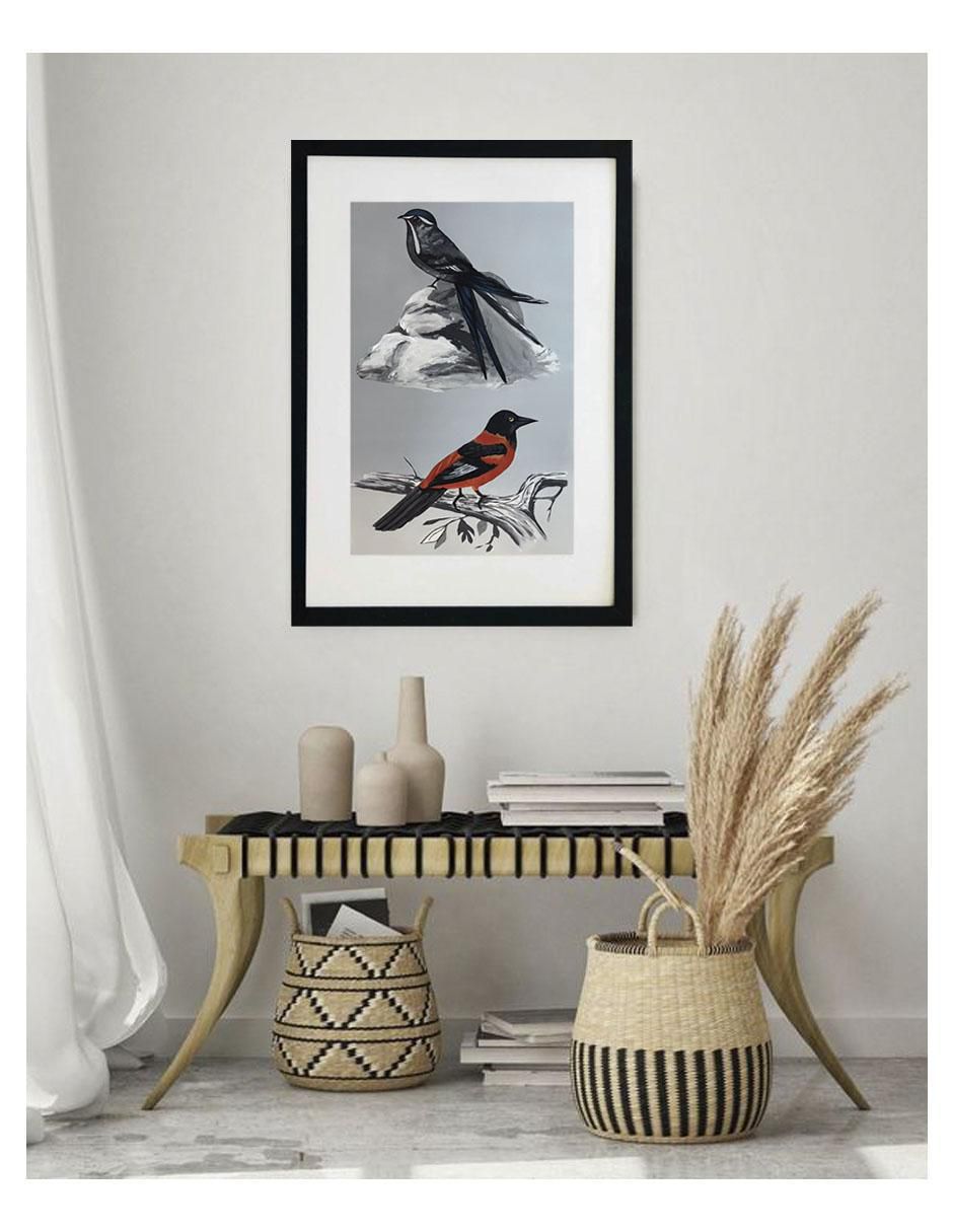 Pintura Birds técnica acrílico Animalart 4