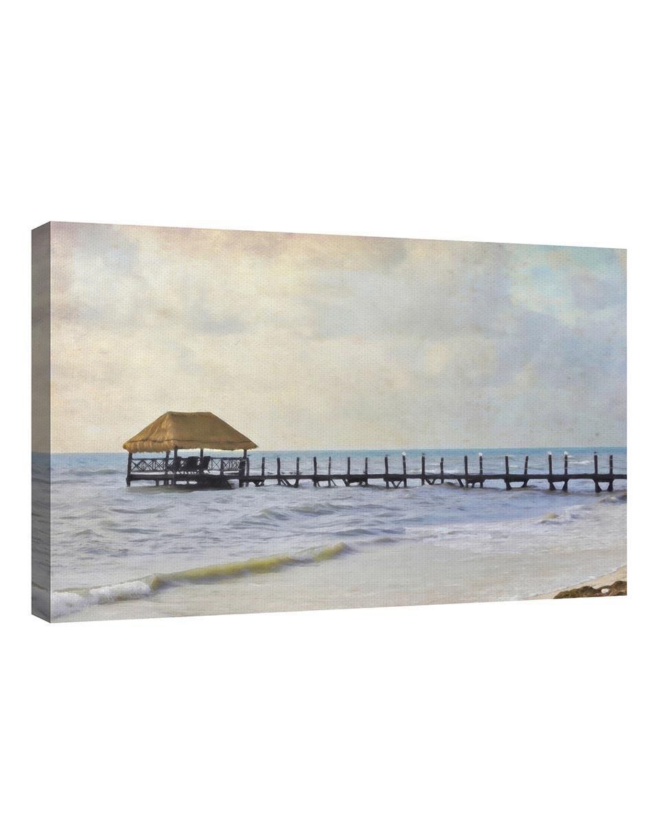 Pintura Muelle De Paraíso técnica mixta Costa