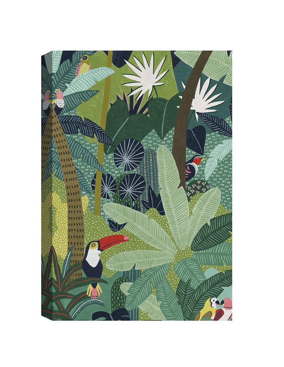 Pintura Aves Tropicales técnica mixta Animales