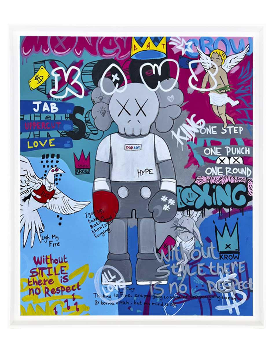 Pintura Boxing K. técnica mixta Milleniart Pintura Boxing K. técnica mixta Milleniart