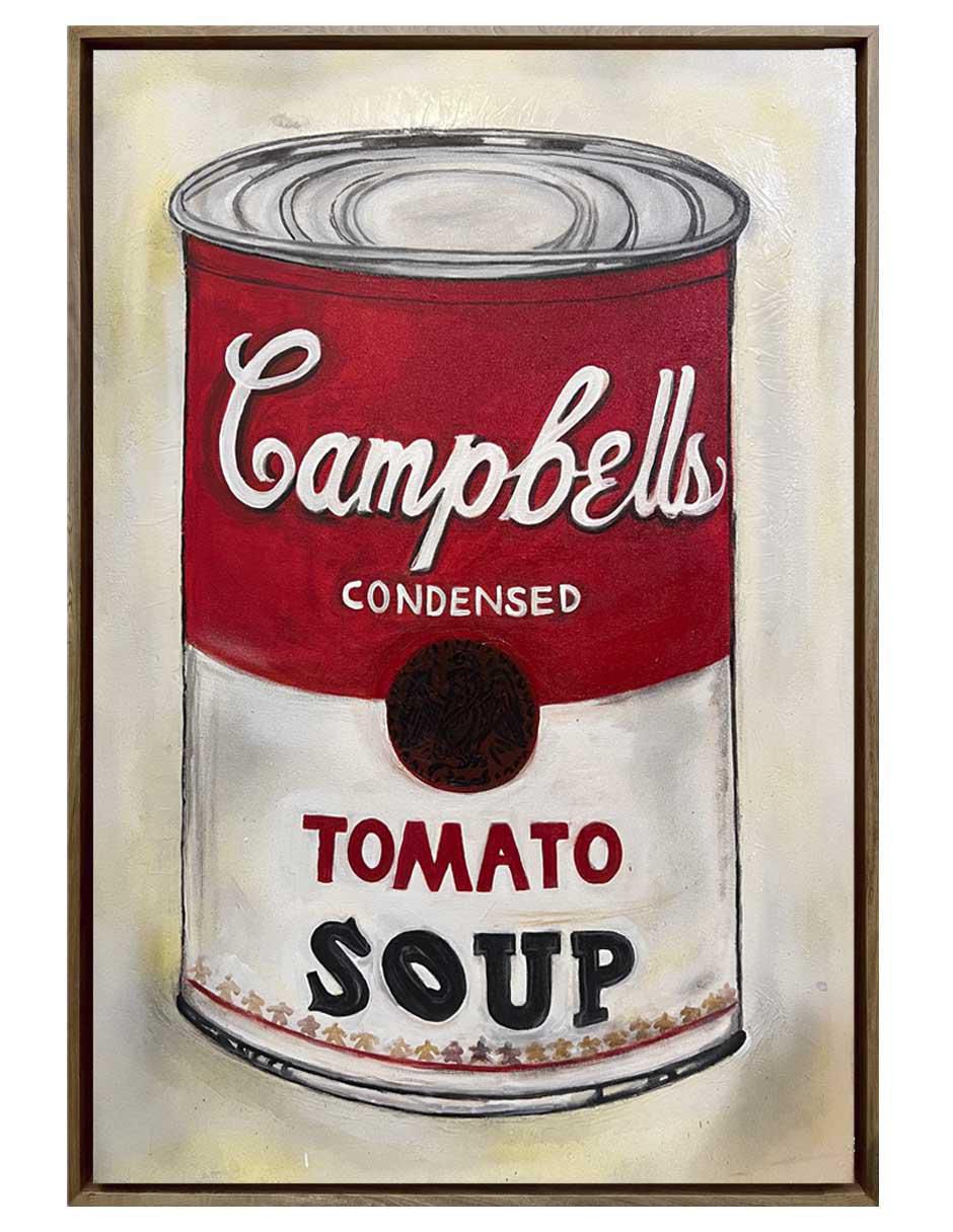 Pintura Soup técnica acrílico MilleniArt Pintura Soup técnica acrílico MilleniArt