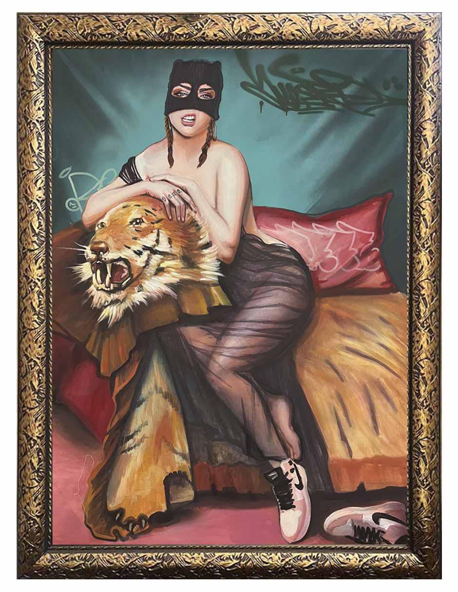 Pintura Keket En Su Sillón técnica óleo La Verdadera Cara De Keket