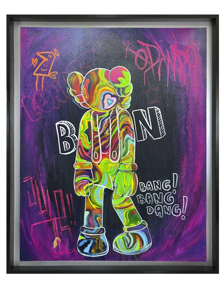 Pintura Caos Bang Bang técnica mixta Mileniart Pintura Caos Bang Bang técnica mixta Mileniart