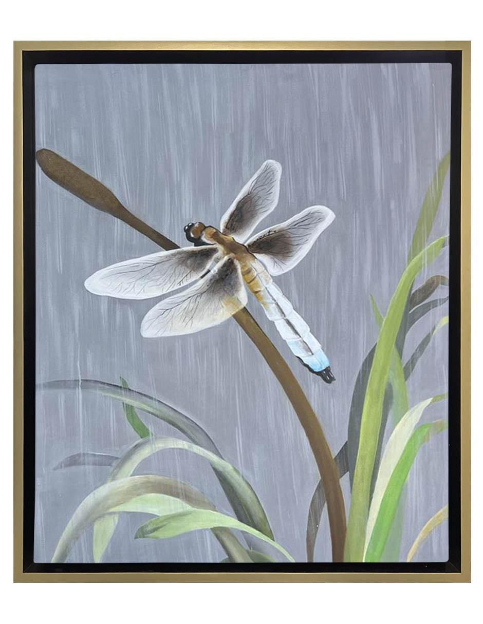 Pintura Libélula 2.1 técnica acrílico Animalart Pintura Libélula 2.1 técnica acrílico Animalart