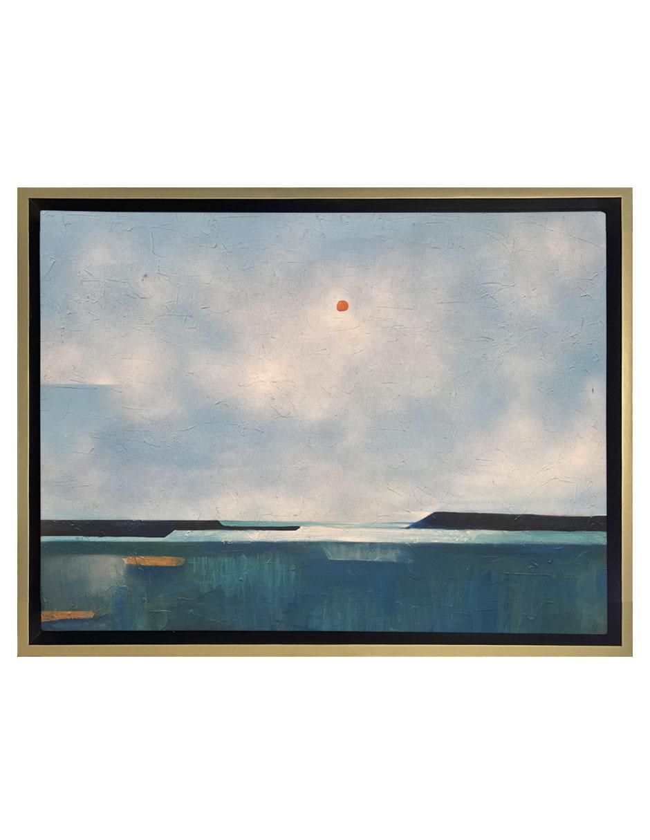 Pintura Sun Ii técnica acrílico Sunset Ii