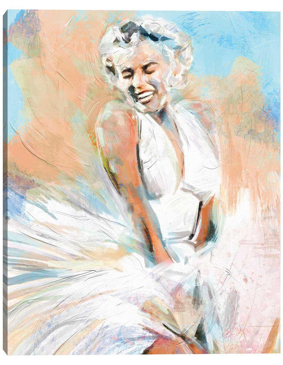 Pintura Momento Marilyn técnica mixta Moderno Pintura Momento Marilyn técnica mixta Moderno