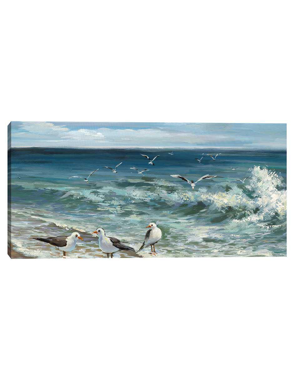 Pintura Aves Playeras Ii técnica mixta Costa