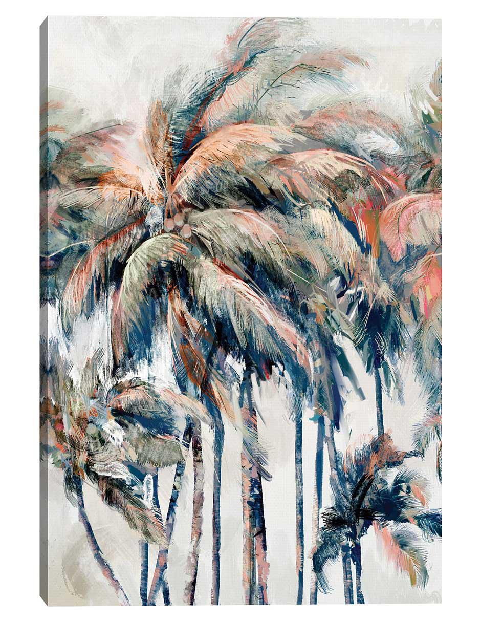 Pintura Palmeras De La Isla técnica mixta Costa