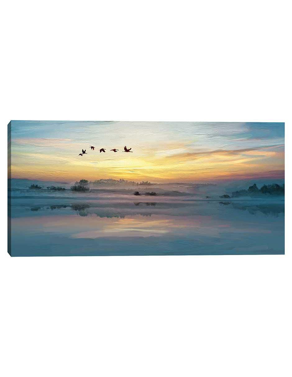 Pintura Dulce Escape técnica mixta Paisaje