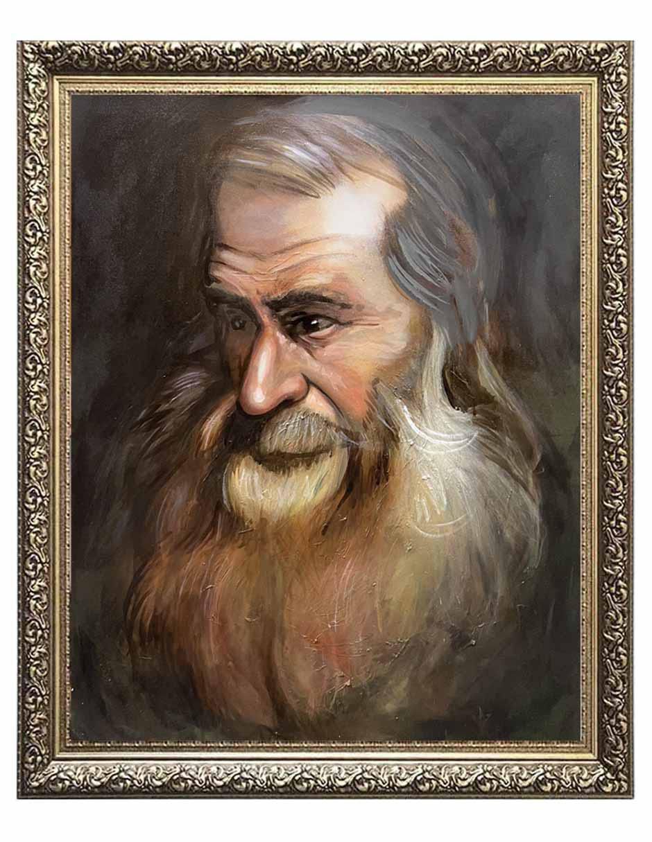 Pintura El Juez técnica óleo Vintage Pintura El Juez técnica óleo Vintage