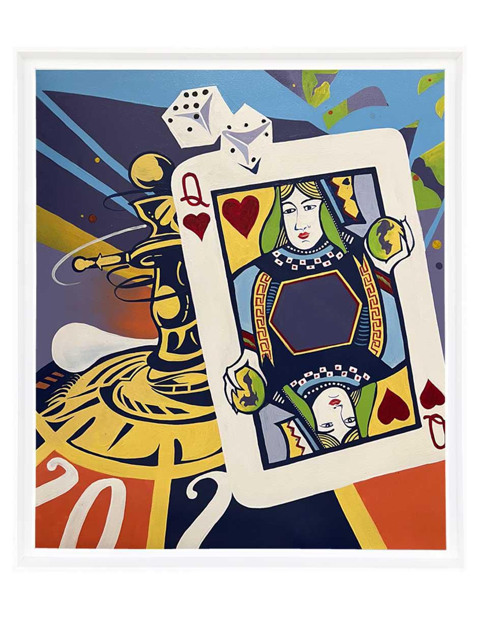 Pintura Casino técnica acrílico Casino Pintura Casino técnica acrílico Casino