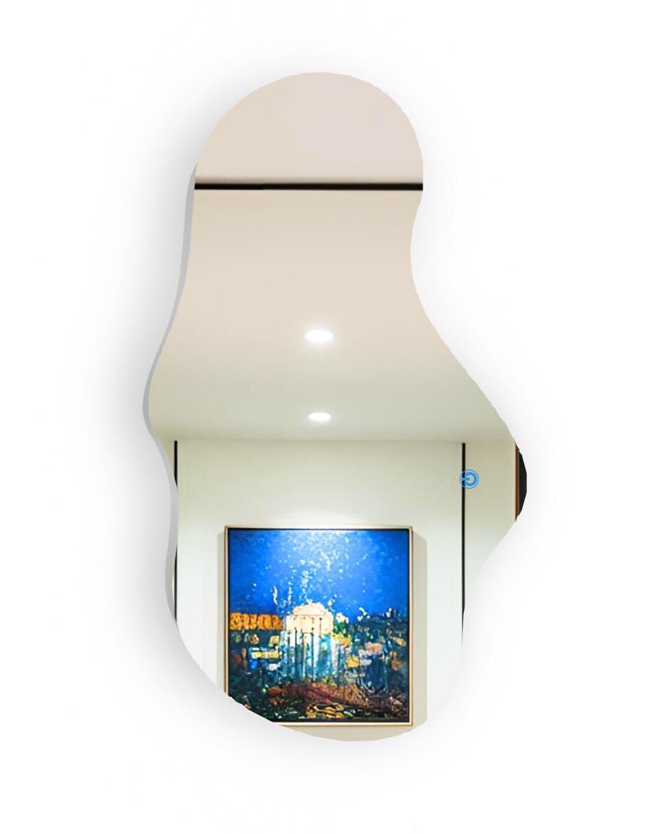 Espejo irregular Decorativo de pared con luz led Luminous Cloud Espejo irregular Decorativo de pared con luz led Luminous Cloud