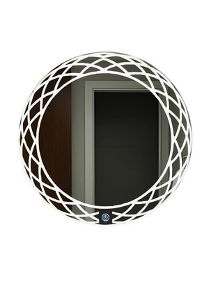 Espejo redondo Ard para baño con luz led Luminous Glass Mirage